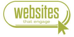 Graphic saying we have websites that engage