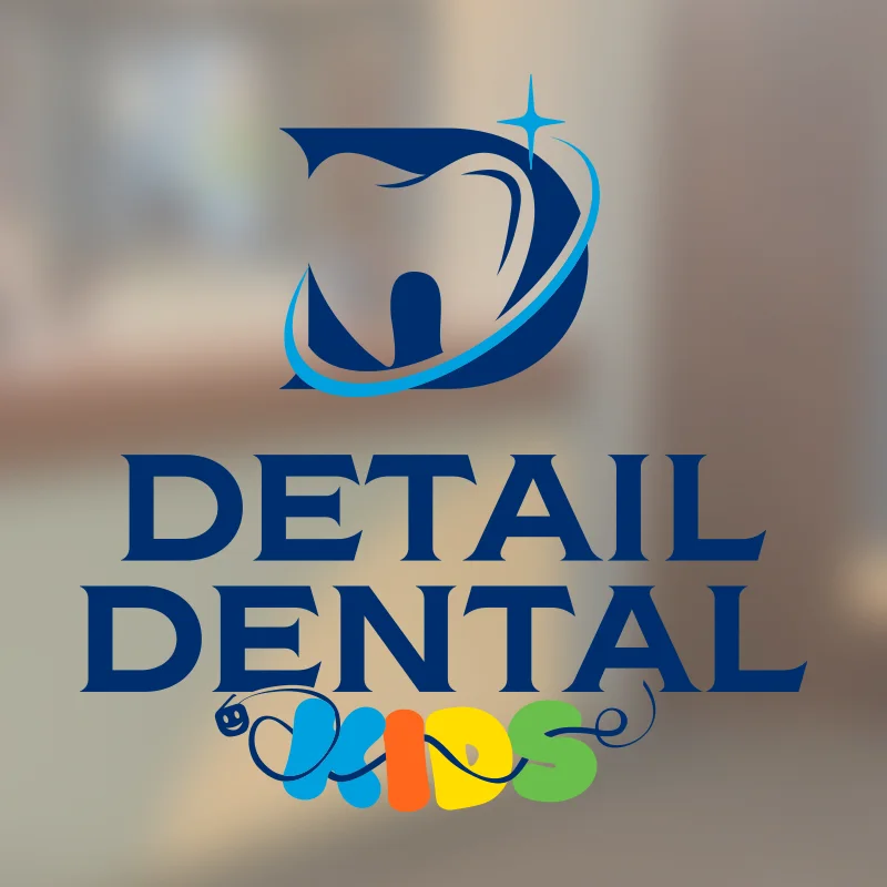 Logo designed by INKO for Detail Dental Kids of Indianapolis, IN