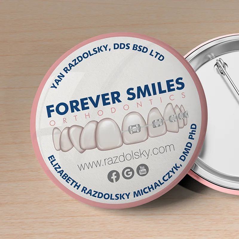 Forever Smiles logo reconstruction by INKO Creative, Jacksonville